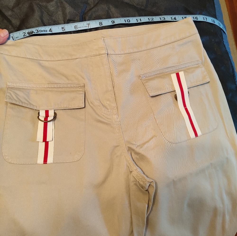 Willi Smith khaki wide leg pants